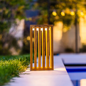 Lanterne solaire et rechargeable CHENNAI TALL H50cm