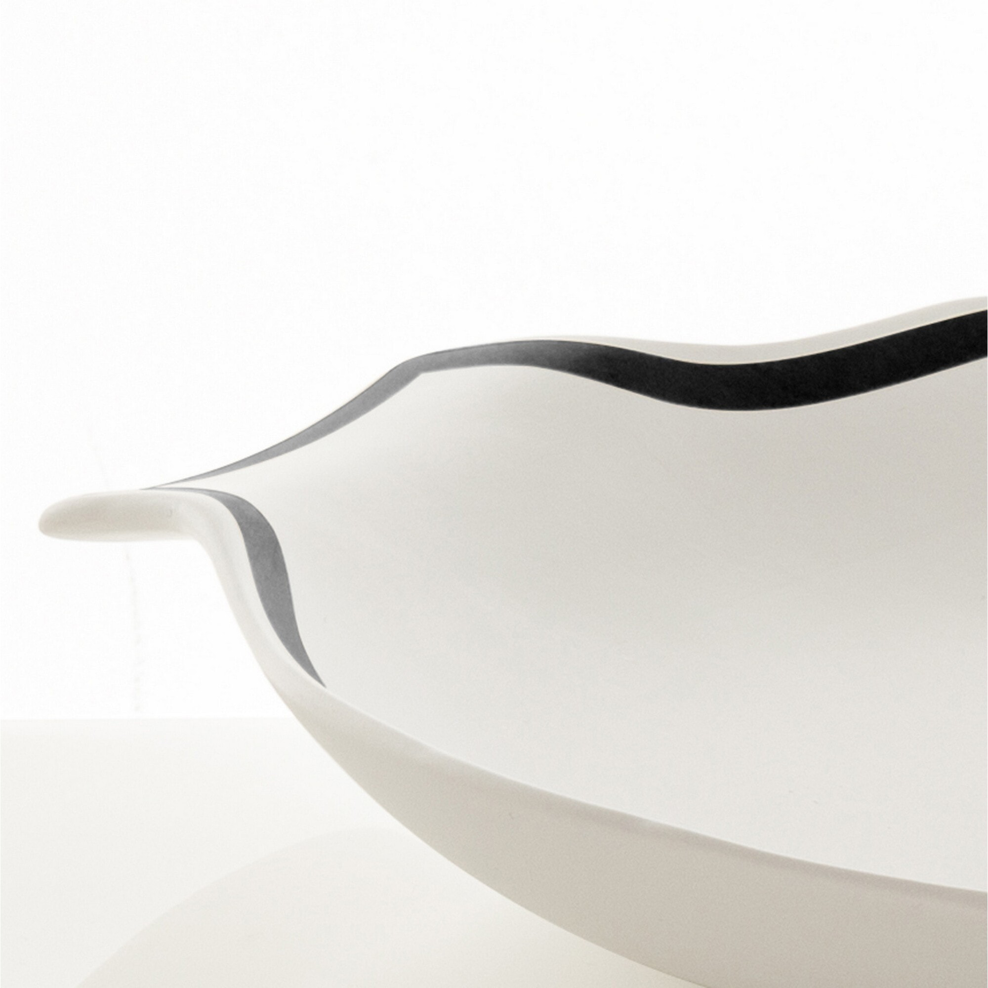 Vide-poches Tomasucci LINEA, en céramique, blanc