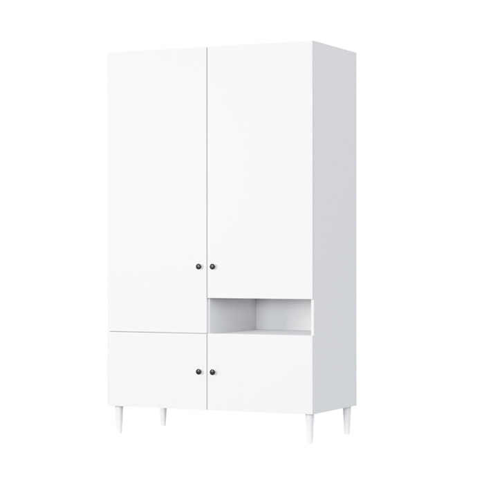Gaby - armoire - blanc - 120x200 cm - Blanc
