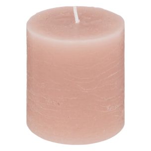 Bougie rustique rose clair 220g