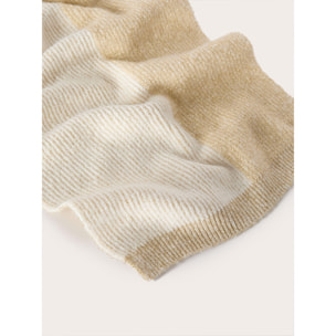 Motivi - Sciarpa in maglia misto lurex - Beige