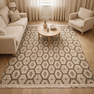 Tapis kilim reversible fait à la main en laine JOPA