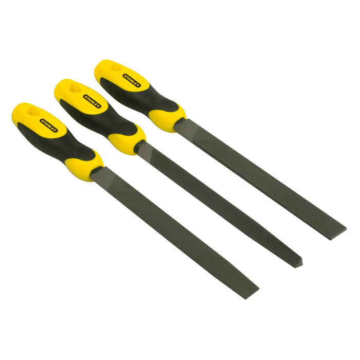 Jeu de 3 pièces limes mi-douces 200mm
