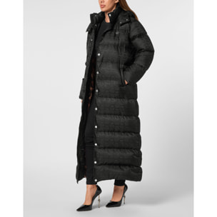 PHILIPP PLEIN Long Down Jacket MONOGRAM