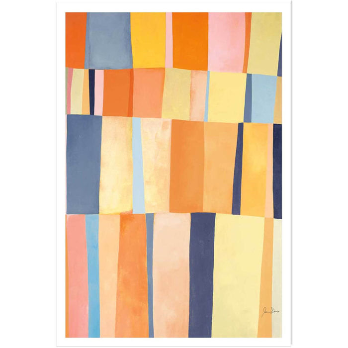 Poster happy quadri Affiche seule