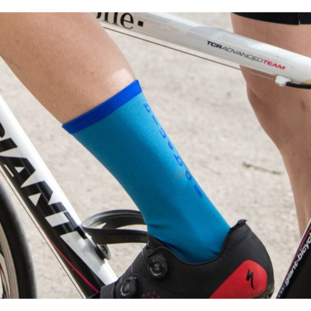 Calcetines de compresión unisex BLUEBALL Peloton - Azul cielo