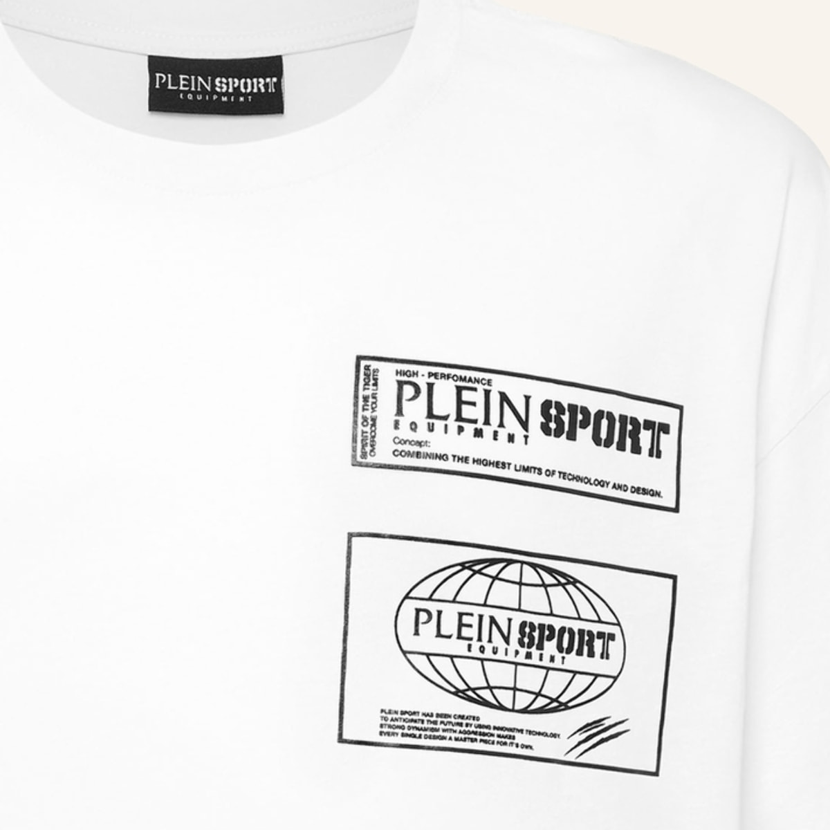 PLEIN SPORT Camiseta Cuello Redondo Ss