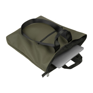 Borsa a spalla  da donna polyethylene terephthalate 100% Recycled polyethylene terephthalate 42x41,5x7 cm