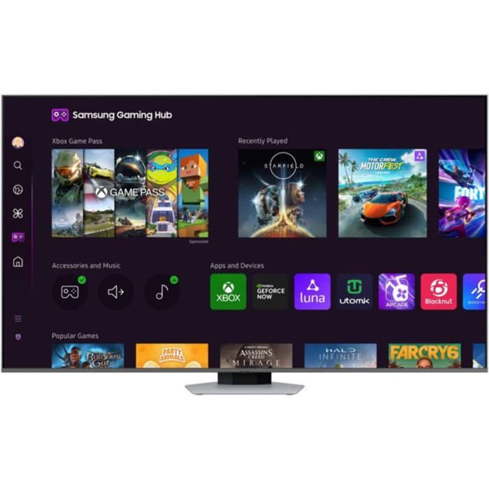 TV QLED SAMSUNG TQ75Q80D 4K AI Smart TV 2024