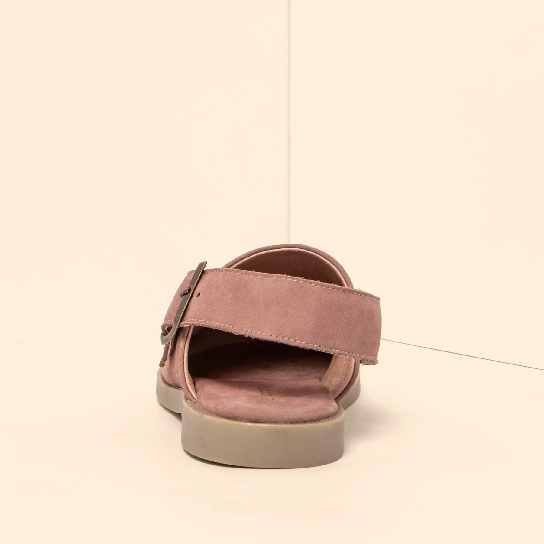 Zapatos N5871 NOBUCK LAVADO MALVA/ ARENISCA color Malva