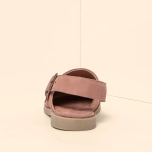 Zapatos N5871 NOBUCK LAVADO MALVA/ ARENISCA color Malva