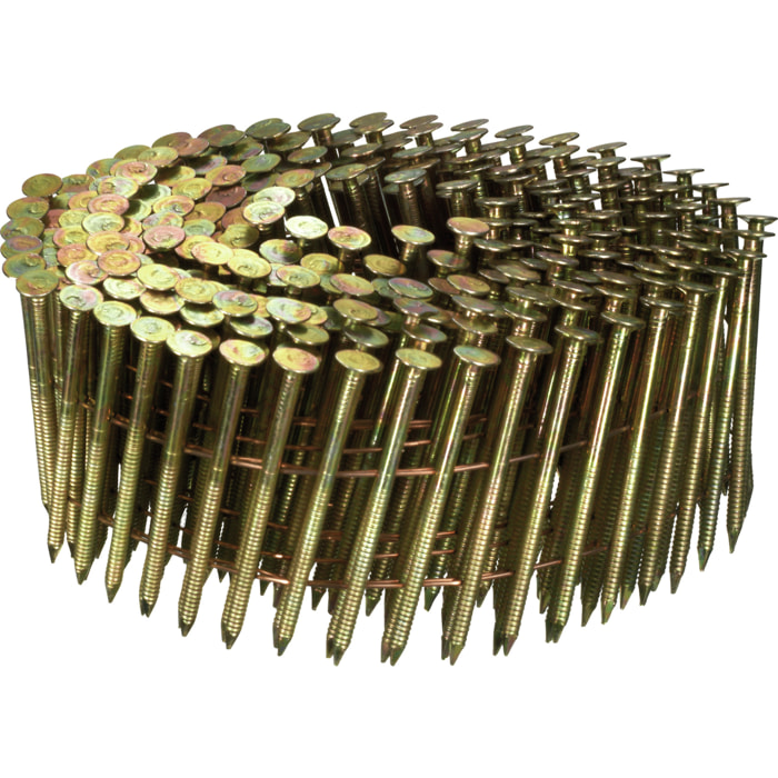Clous en rouleau plats annelés galvanisés - Ø 2.5 X 70 mm - Boite de 7200 - SENCO - BL26AXBF