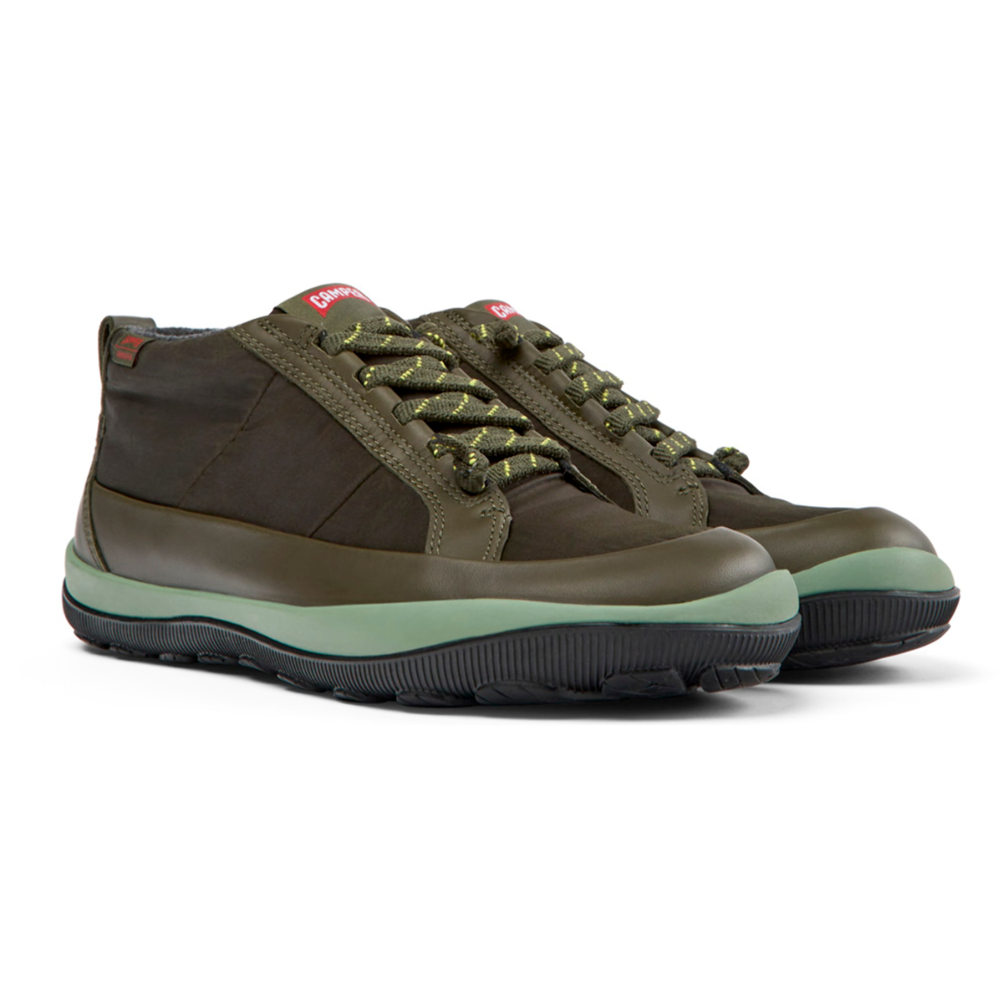 CAMPER Peu Pista GM - Botines Verde Mujer