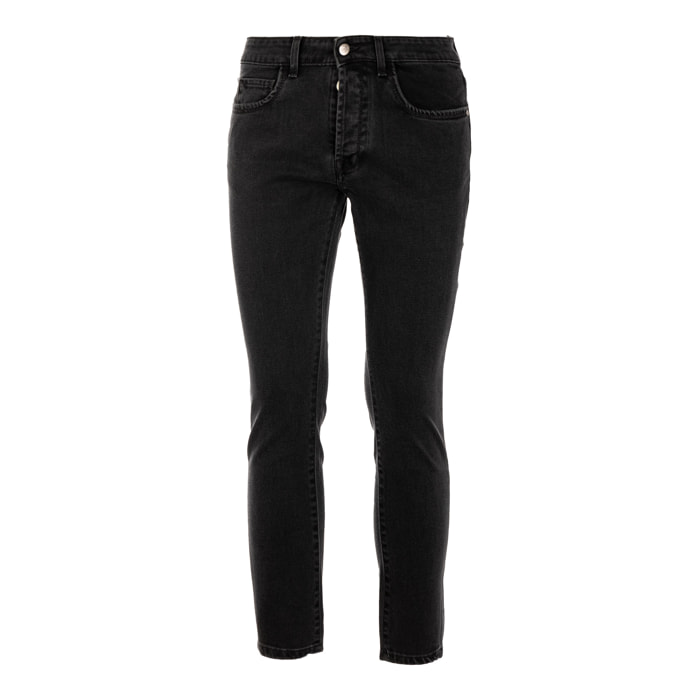 REIGN jeans uomo denim nero