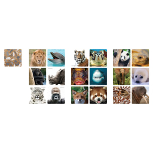 WWF JUEGO DE MEMORIA PAREJAS - SELFIES 36 PCS