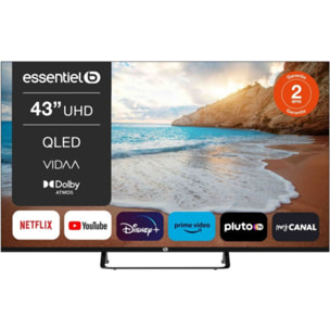 TV QLED ESSENTIELB 43QLED306