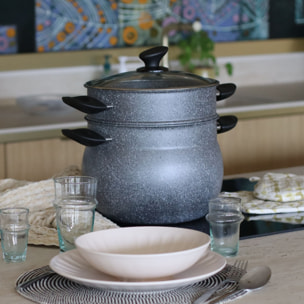 Couscoussier 9L en aluminium - tous feux