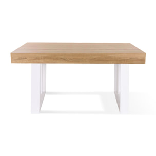 Tables à manger fixes Brixton - Bois - Blanc
