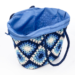 Zenson bolso de hombro mujer. Fabricado en algodón.