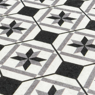 AZULEJO - Tapis carreaux de ciment noir