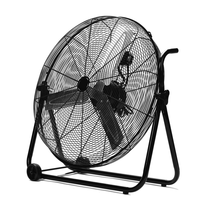 Ventilateur industriel 160W avec 3 vitesses et roues