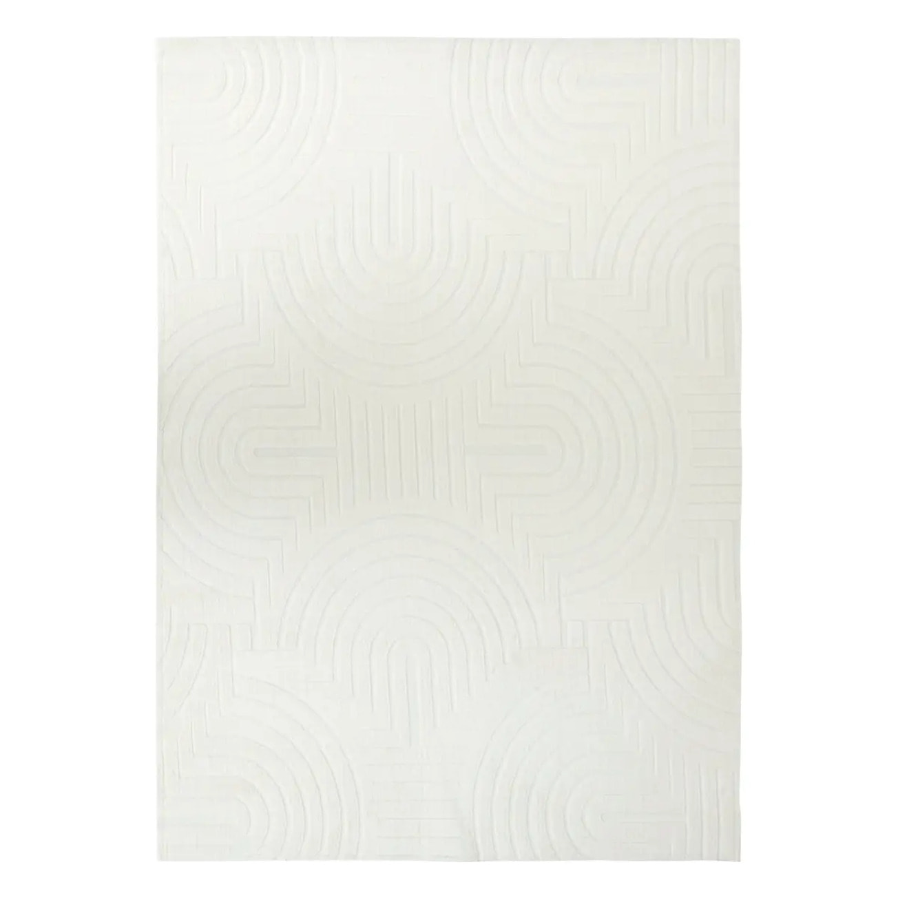 Tapis fausse fourrure Arka ivoire 170x120cm