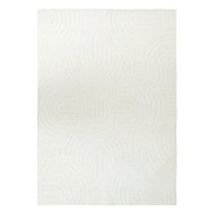 Tapis fausse fourrure Arka ivoire 170x120cm