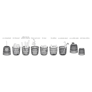 Cesta multifuncional 55l prosperplast uniqubo de plastico en color piedra gris 44,7 (largo) x 44,7 (ancho) x 45 (alto) cm con tapa de madera