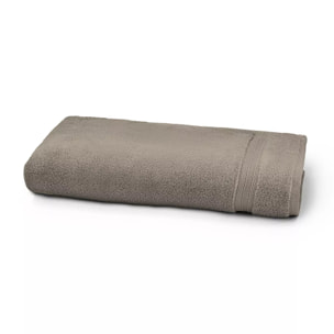 Drap de douche pur coton 550 g/m² uni beige Elea chataignes