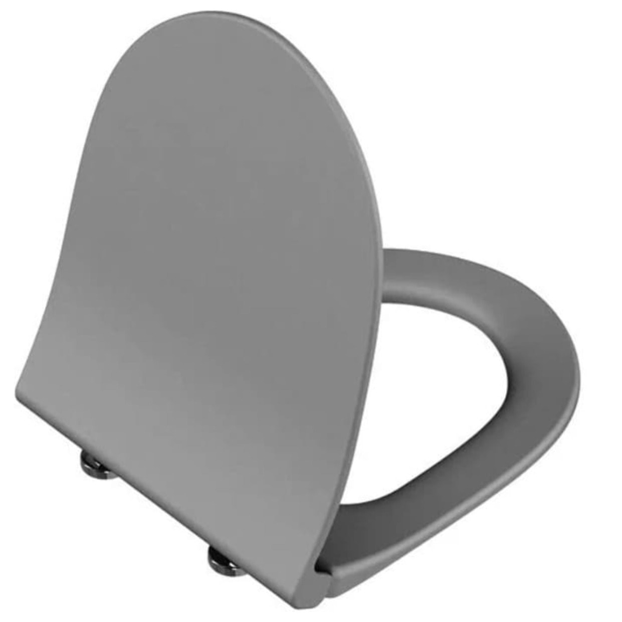 Sento abattant WC fermeture SoftClose, gris mat (120-476-009)