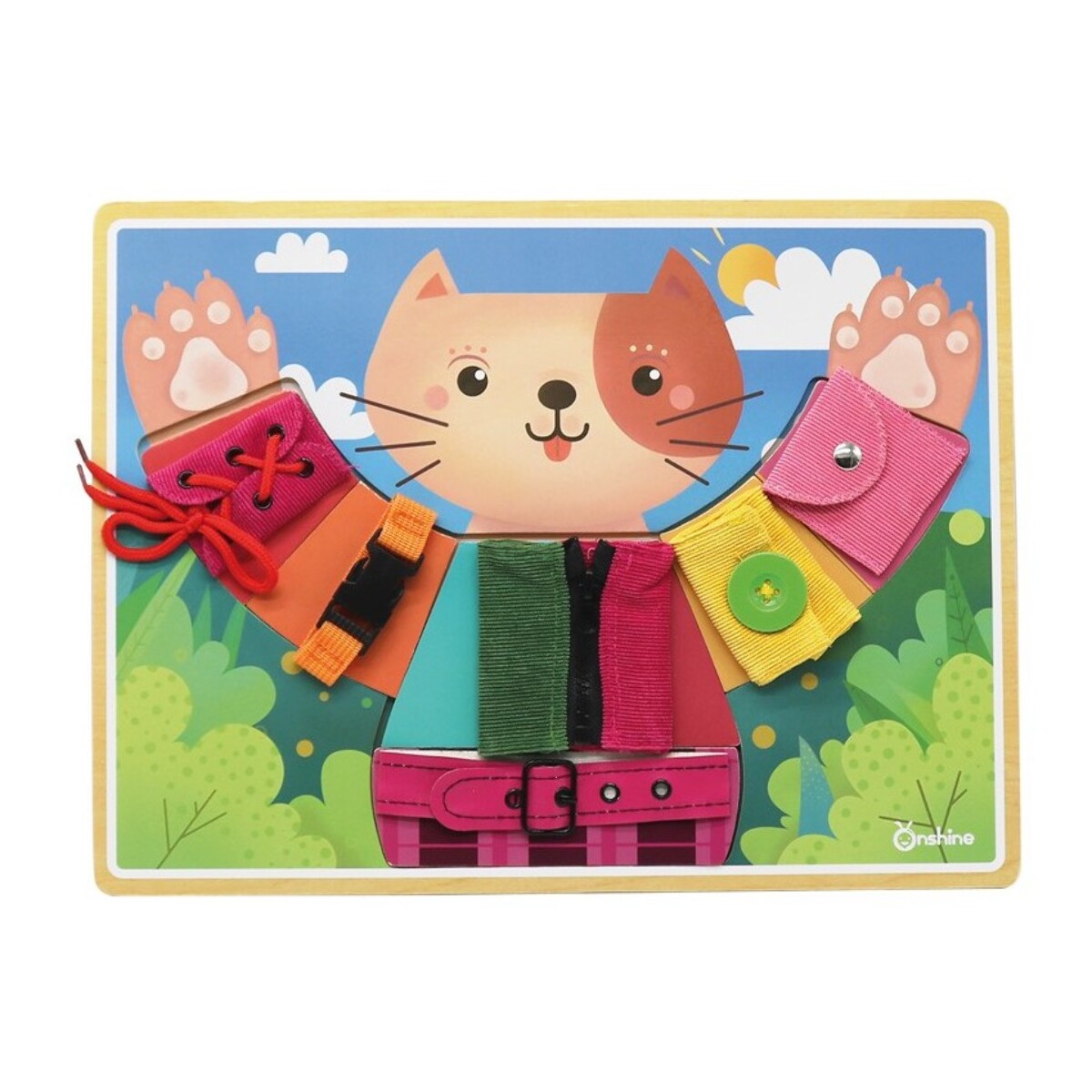 BASIC SKILLS BOARD LITTLE CAT DRESS - PRIMERA INFANCIA