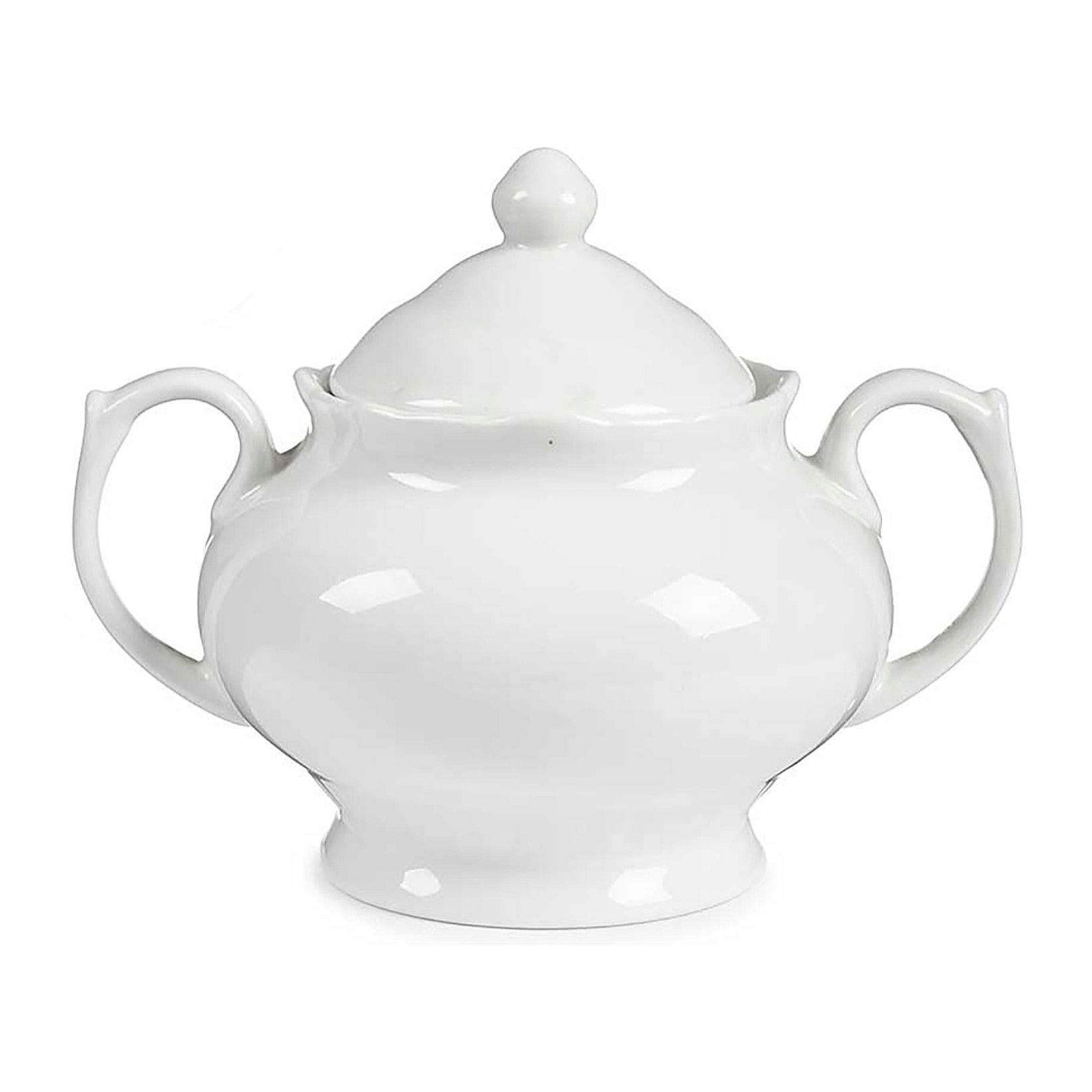 AZUCARERO CON ASA Y TAPA BLANCO 350 ML