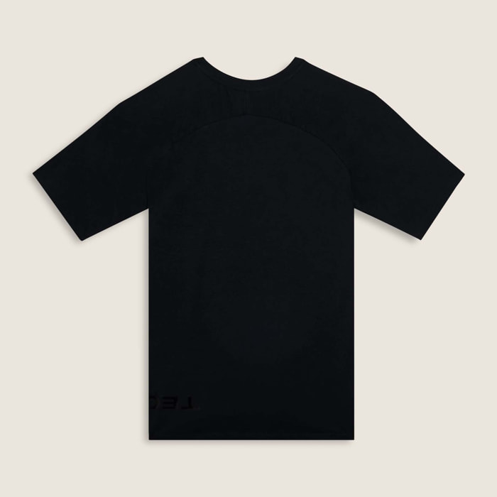 T-shirt slim con stampa lucida sul davanti