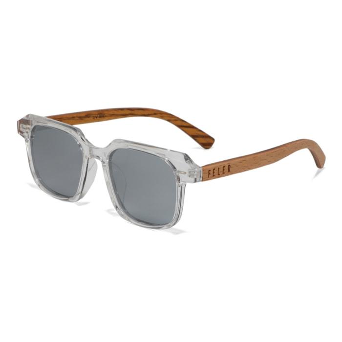 Gafas de Sol Feler 1605P M-2 Polarizadas de Madera Unisex 51mm