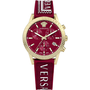 Reloj Versace VEKB003-22 Mujer Analogico Cuarzo con Correa de Silicona