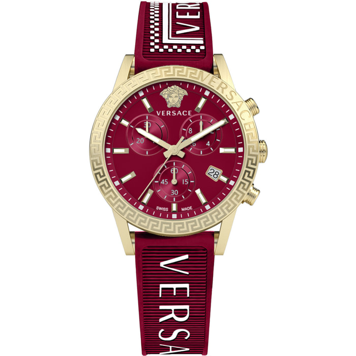 Reloj Versace VEKB003-22 Mujer Analogico Cuarzo con Correa de Silicona