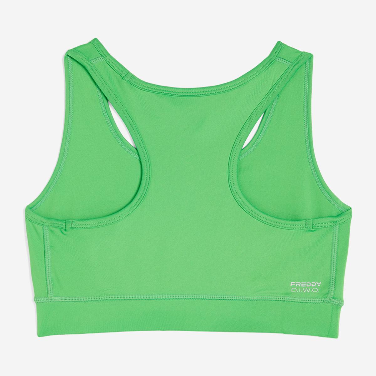 Reggiseno sportivo in tessuto tecnico traspirante