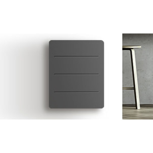 Radiateur Électrique LCD Céramique + film Gris Anthracite 1000W