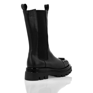 PHILIPP PLEIN Boots Mid Flat HEXAGON