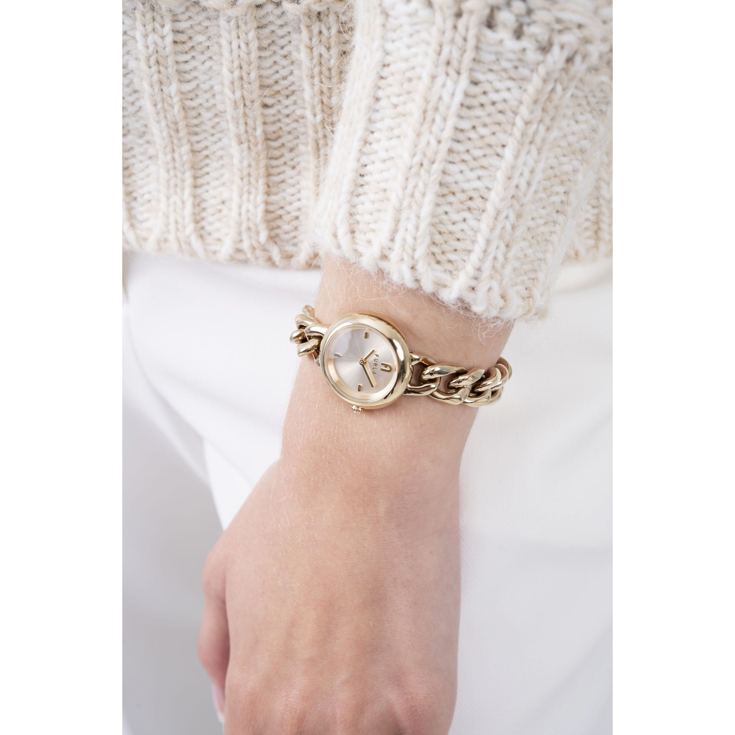 Furla Reloj Analógico De Cuarzo Furla Chain Round