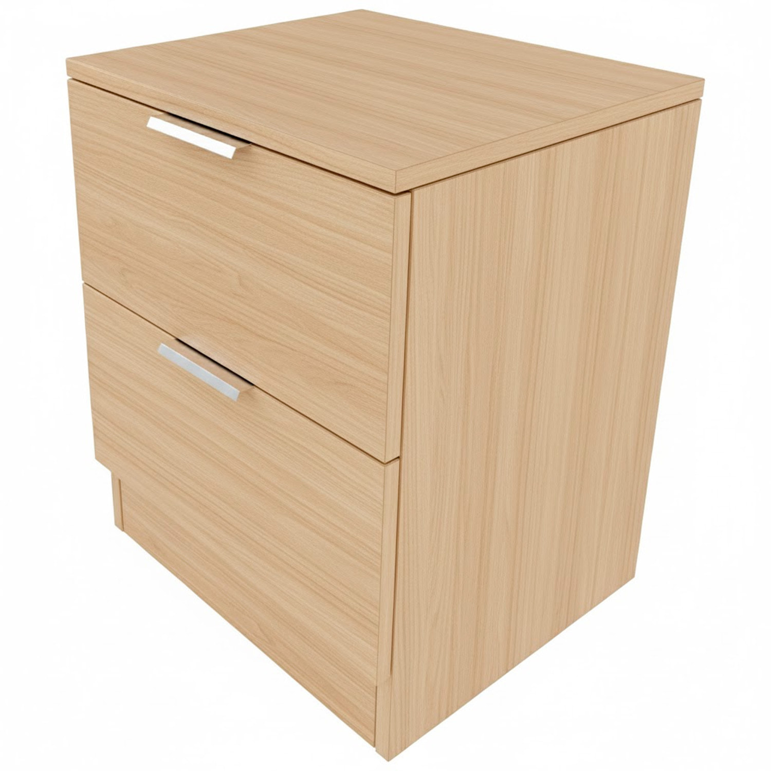 Comodino Con 2 Cassetti Per Camera Da Letto Cameretta Ragazzi Studio Ingresso Comò Settimino Zona Notte 38 x 33,5 x 45 cm Cm Colore Rovere