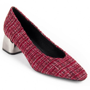 Zapato De Tacón - Rojo - Altura: 5 Cm