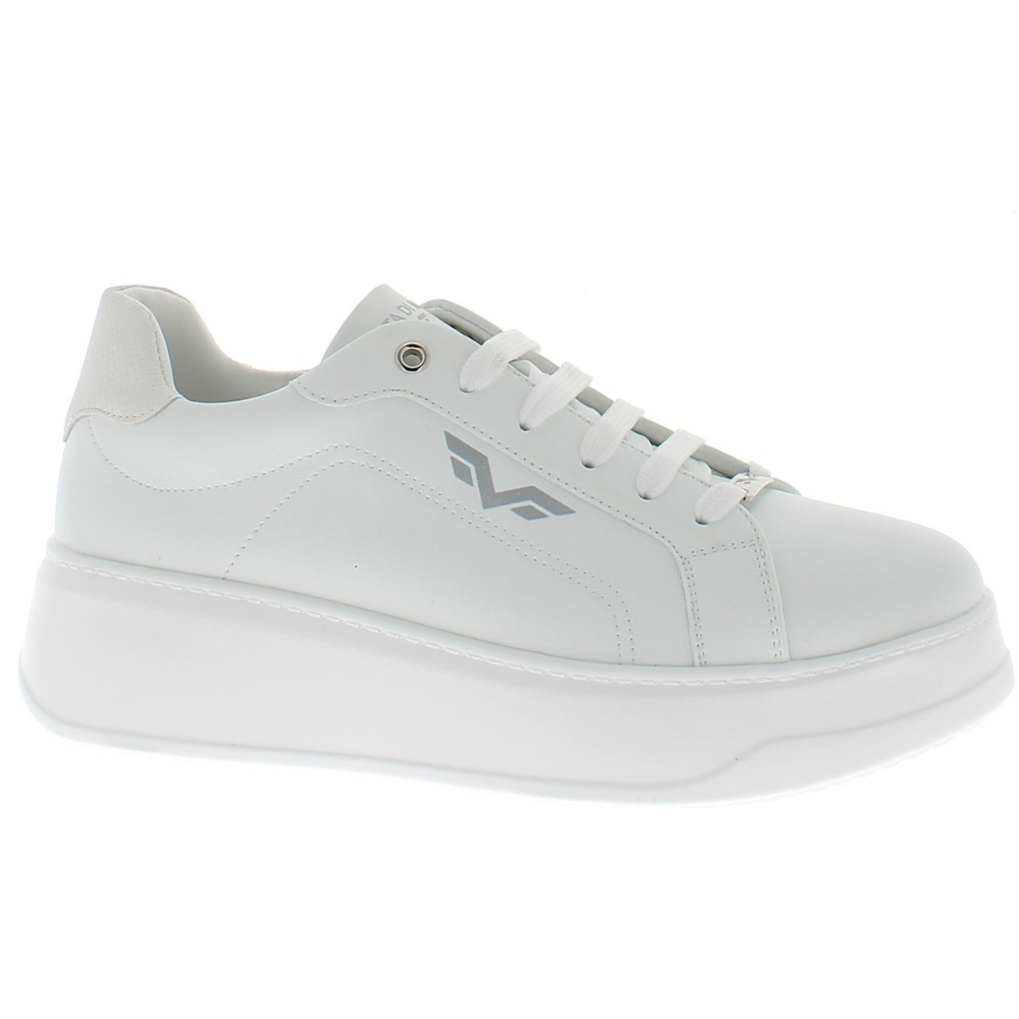 Armata di Mare Scarpe Donna Sneakers Basse con Soletta in Memory Foam AMD S51H27 White Silver