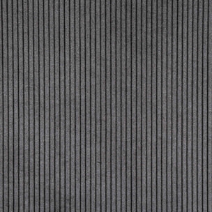 Rideau obscurcissant et isolant en velours côtelé - Gris Foncé