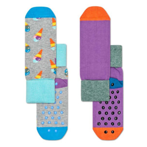 Calcetines pack-2 kids ice cream anti-slip