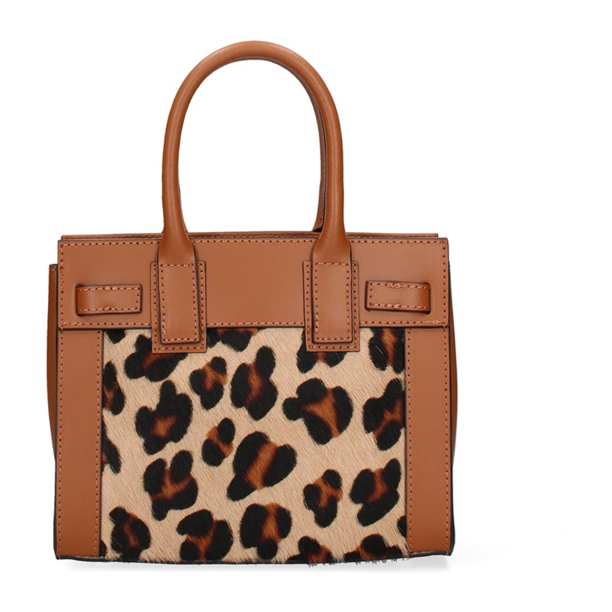 Borsa a mano da donna Made in Italy - Modello Oriana Plus - Vera pelle - 8.5 x 11.5 x 4.0 cm