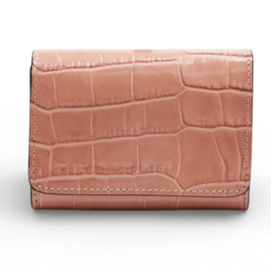 Cartera Cheval Firenze Cosmo Mini Croc Rosa