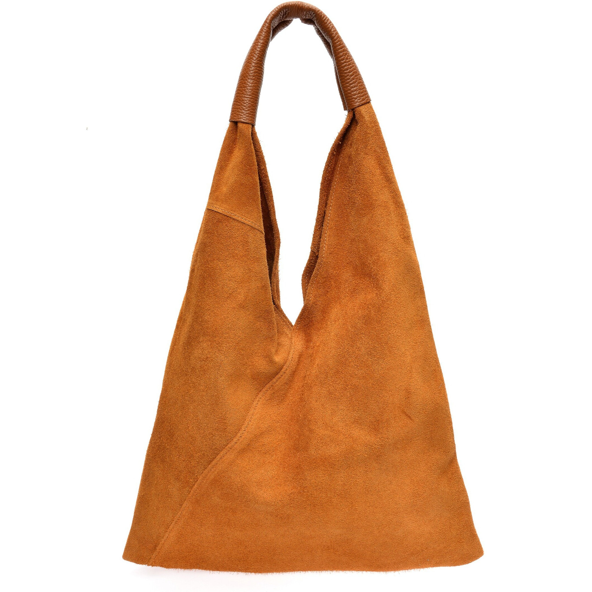 Borsa a tracolla Anna Luchini Cammello