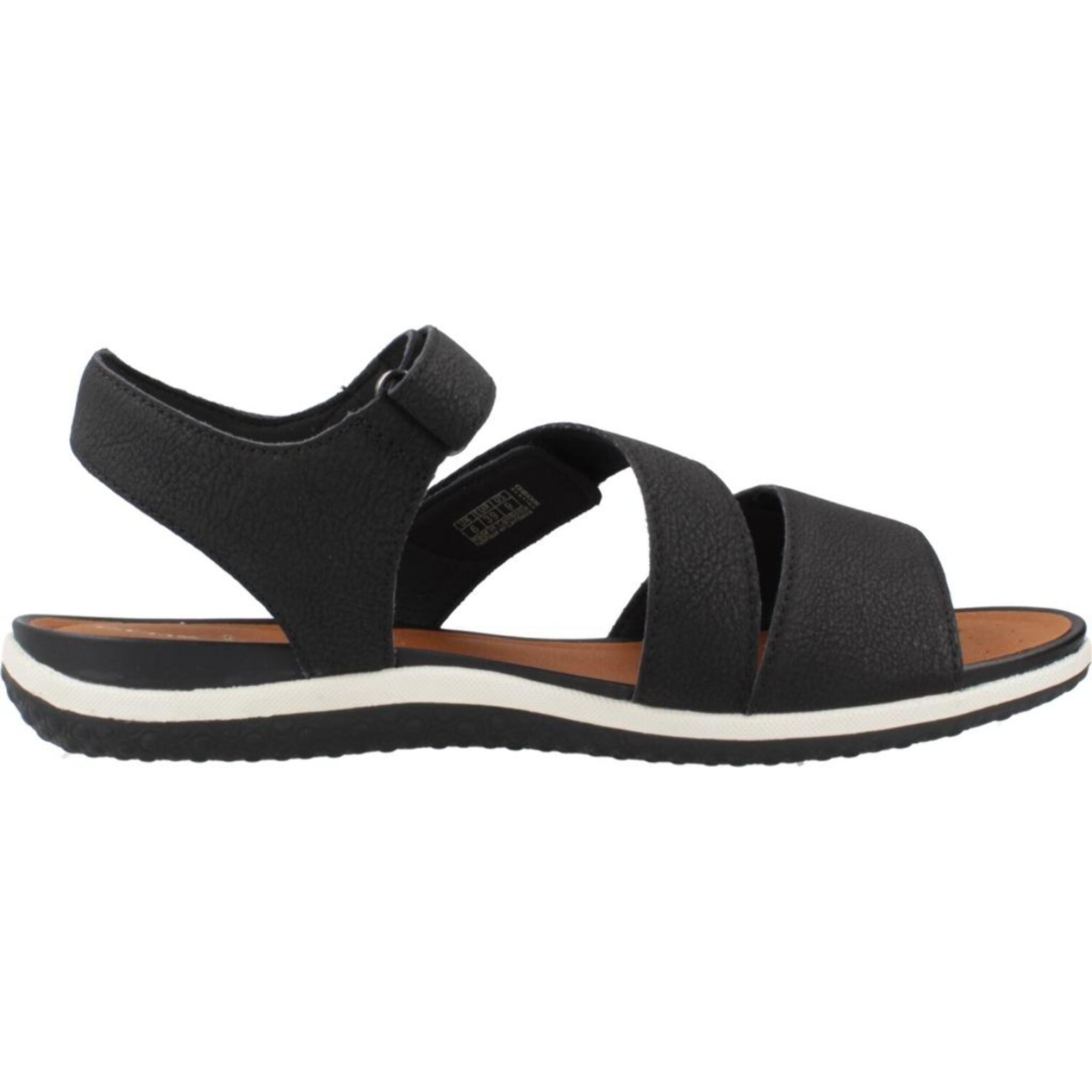 Sandalias Mujer de la marca GEOX  modelo D SANDAL VEGA NEGRO