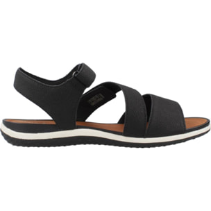 Sandalias Mujer de la marca GEOX  modelo D SANDAL VEGA NEGRO